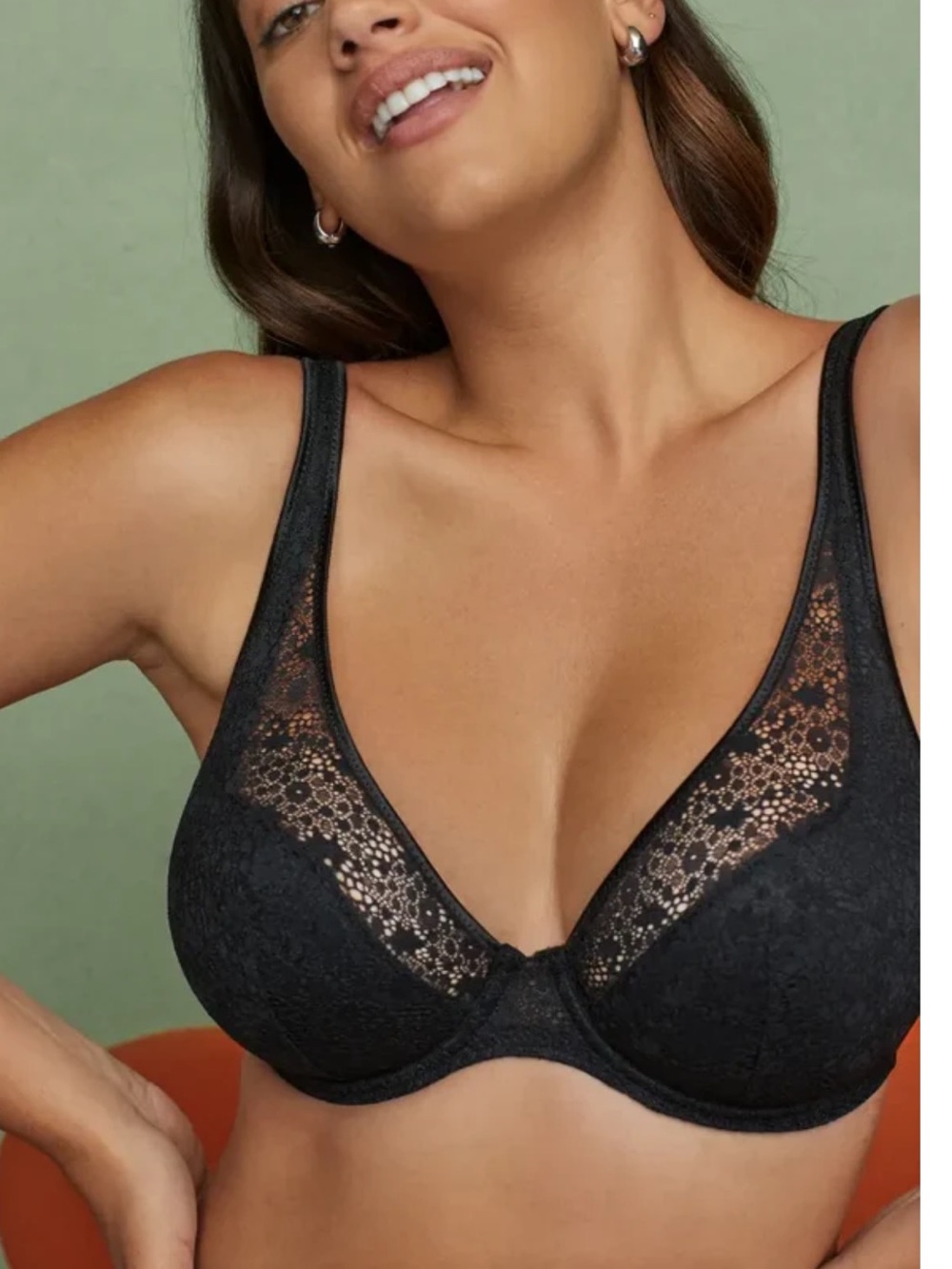 Primadonna Twist Epirus Half Padded Plunge Bra Black 32DD
